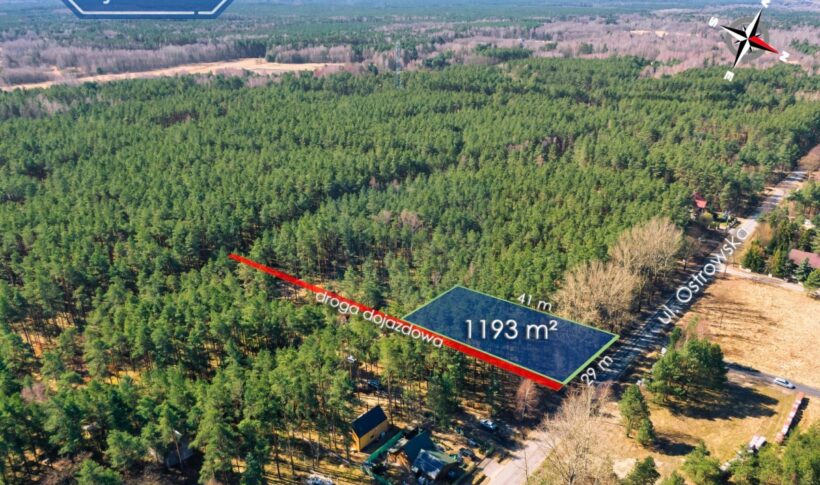 Działka na Sprzedaż, 1000m2, Przybynów - 6