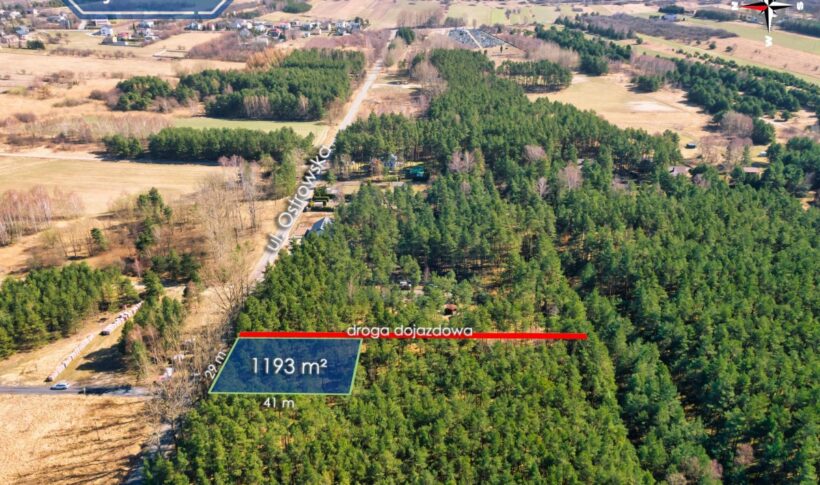Działka na Sprzedaż, 1000m2, Przybynów - 7