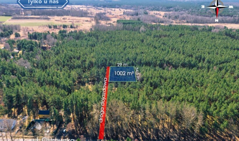 Działka na Sprzedaż, 1000m2, Przybynów - 15