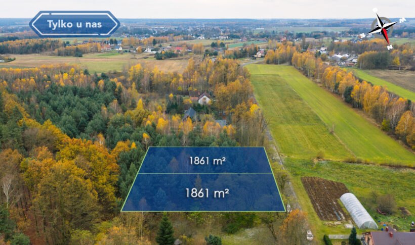 Działka na Sprzedaż, 1861m2, Zwierzyniec Trzeci - 3
