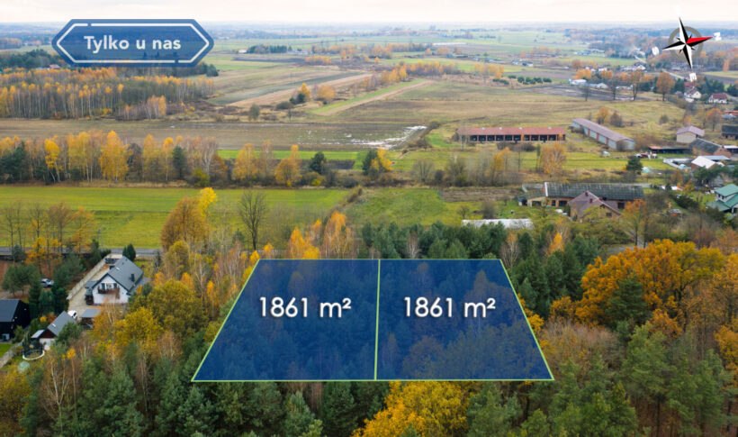 Działka na Sprzedaż, 1861m2, Zwierzyniec Trzeci - 4