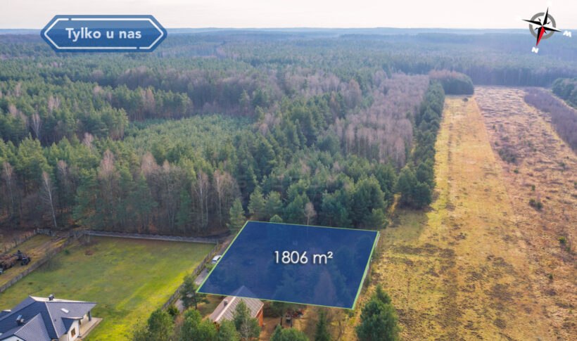 Działka na Sprzedaż, 1806m2, Cisie - 3