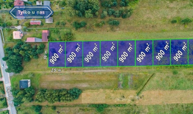 Działka na Sprzedaż, 900m2, Starcza - 0