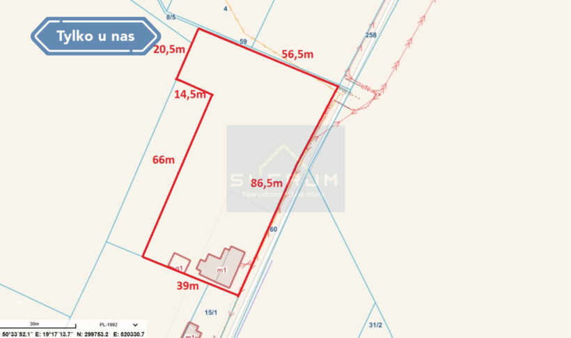 Działka na Sprzedaż, 3765.00m2, Myszków - 2
