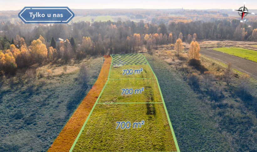 Działka na Sprzedaż, 700.00m2, Koziegłówki - 0