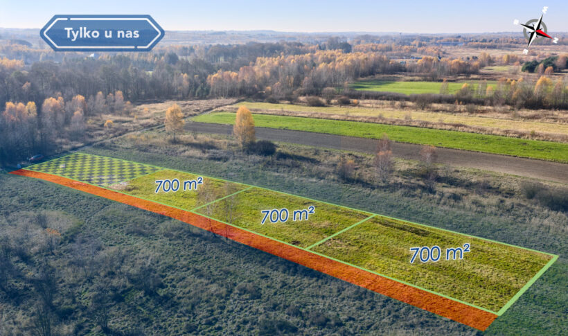 Działka na Sprzedaż, 700.00m2, Koziegłówki - 1