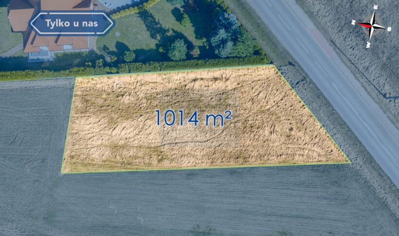 Działka na Sprzedaż, 1014.00m2, Pierzchno - 3