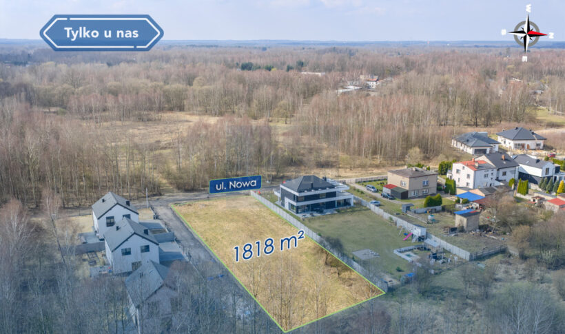 Działka na Sprzedaż, 1818.00m2, Brzeziny Nowe - 0