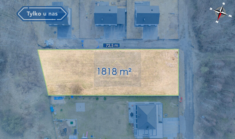 Działka na Sprzedaż, 1818.00m2, Brzeziny Nowe - 1