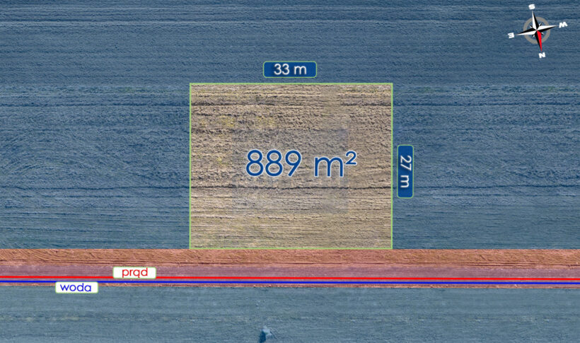 Działka na Sprzedaż, 889.00m2, Zawada - 4
