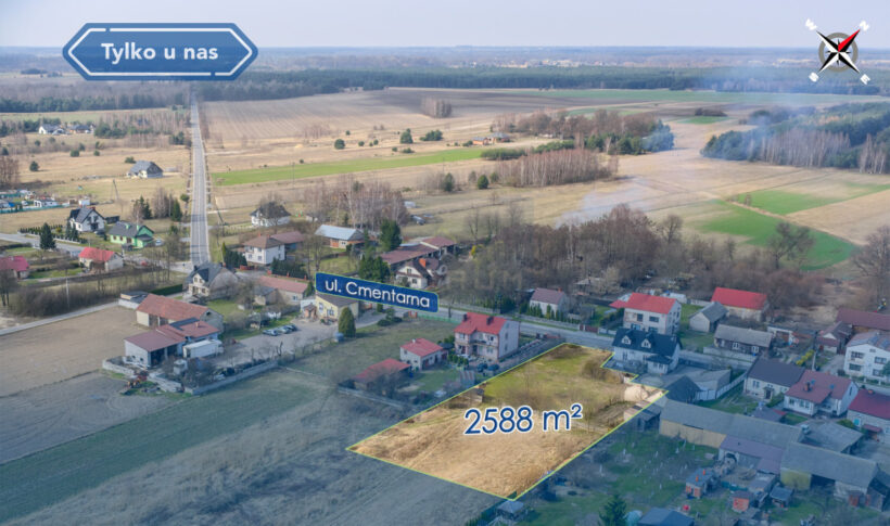 Działka na Sprzedaż, 2588.00m2, Krasice - 2