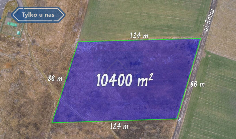 Działka na Sprzedaż, 10400.00m2, Poczesna - 2
