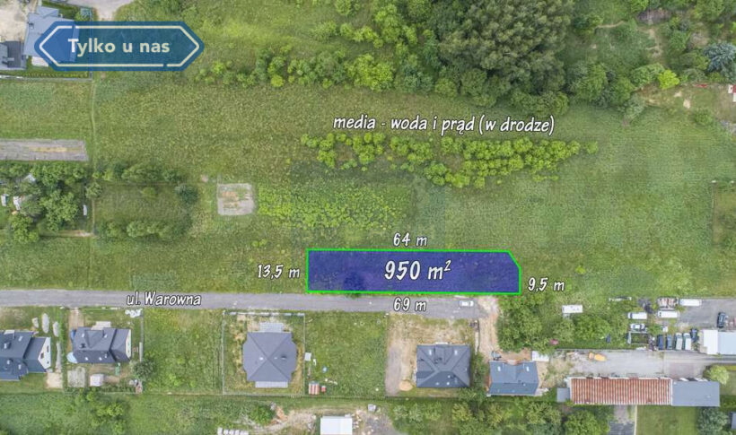 Działka na Sprzedaż, 950.00m2, Częstochowa-Gnaszyn-Kawodrza - 1