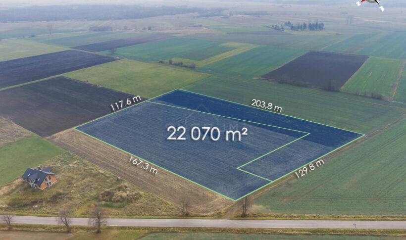 Działka na Sprzedaż, 22070.00m2, Jedlno Pierwsze - 0