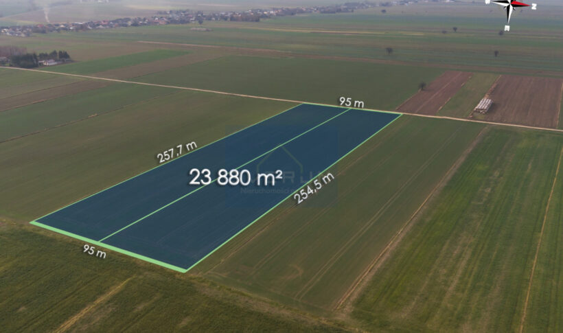 Działka na Sprzedaż, 23880.00m2, Jedlno Pierwsze - 0