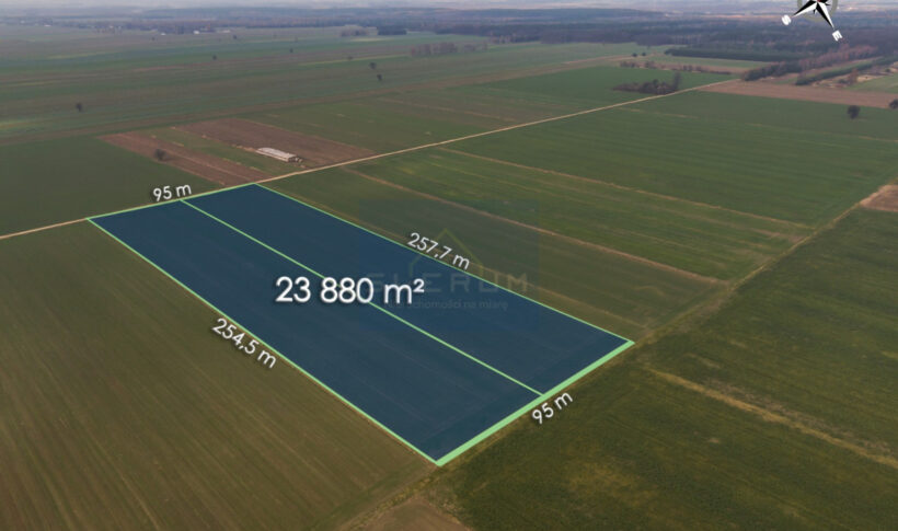 Działka na Sprzedaż, 23880.00m2, Jedlno Pierwsze - 1