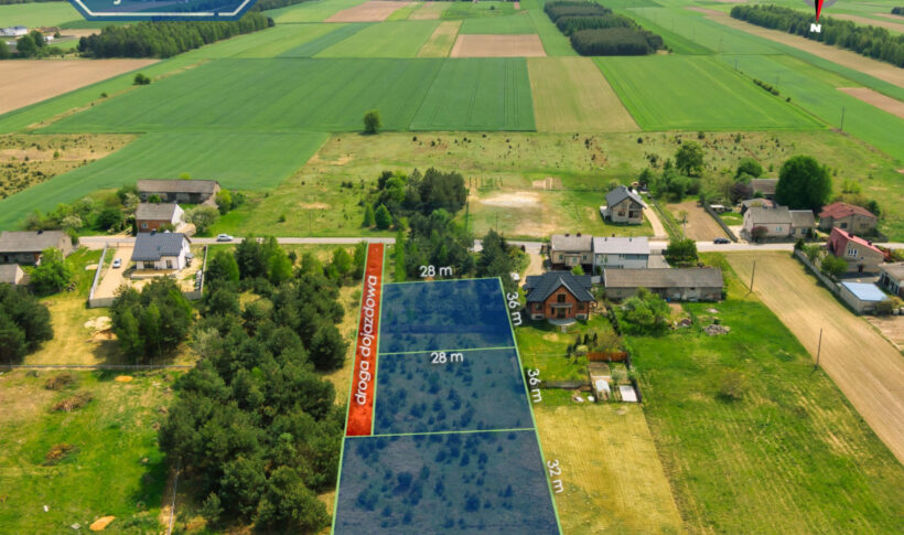 Działka na Sprzedaż, 1000.00m2, Izbiska - 3