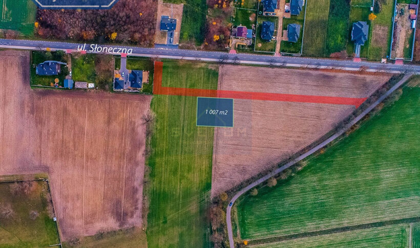 Działka na Sprzedaż, 1007.00m2, Łochynia - 1