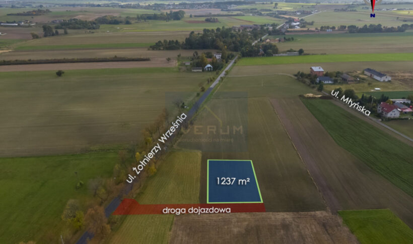 Działka na Sprzedaż, 1237.00m2, Wilkowiecko - 3