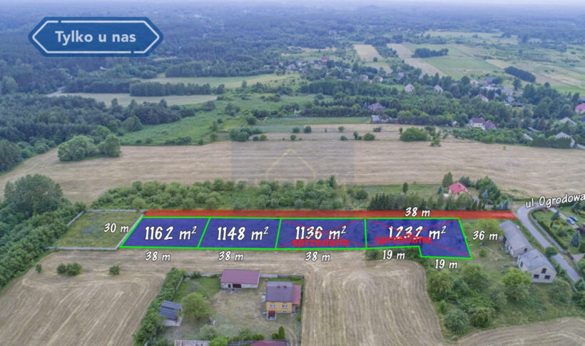 Działka na Sprzedaż, 1148.00m2, Przybynów - 5