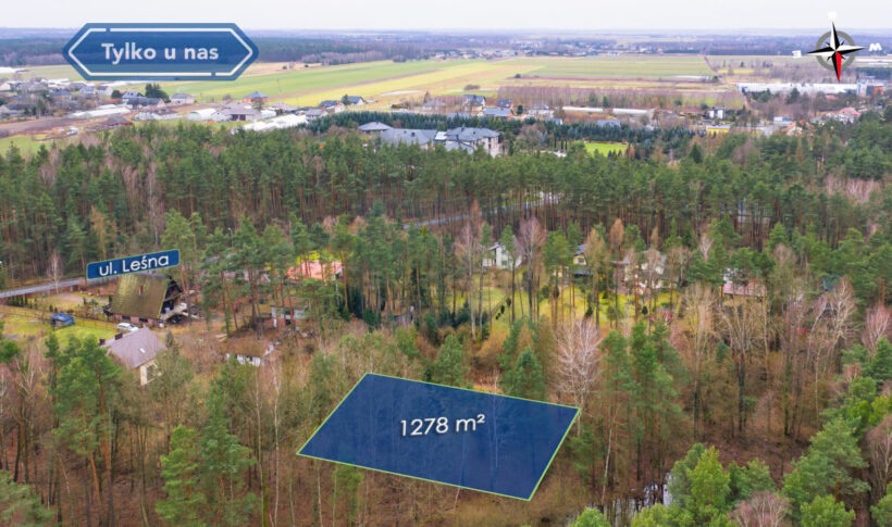 Działka na Sprzedaż, 1278.00m2, Kuźnica Lechowa - 2