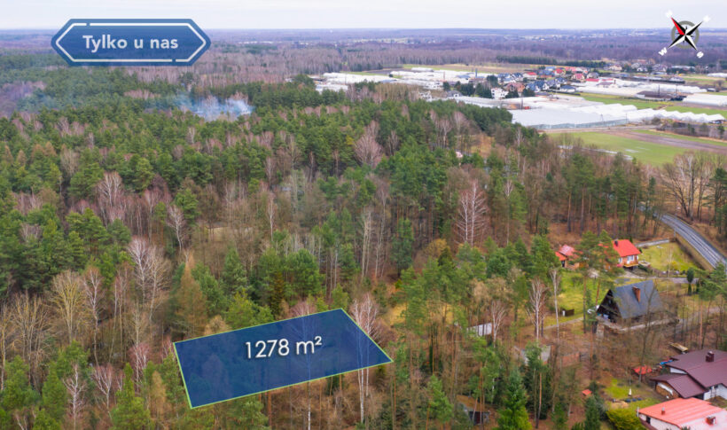 Działka na Sprzedaż, 1278.00m2, Kuźnica Lechowa - 4