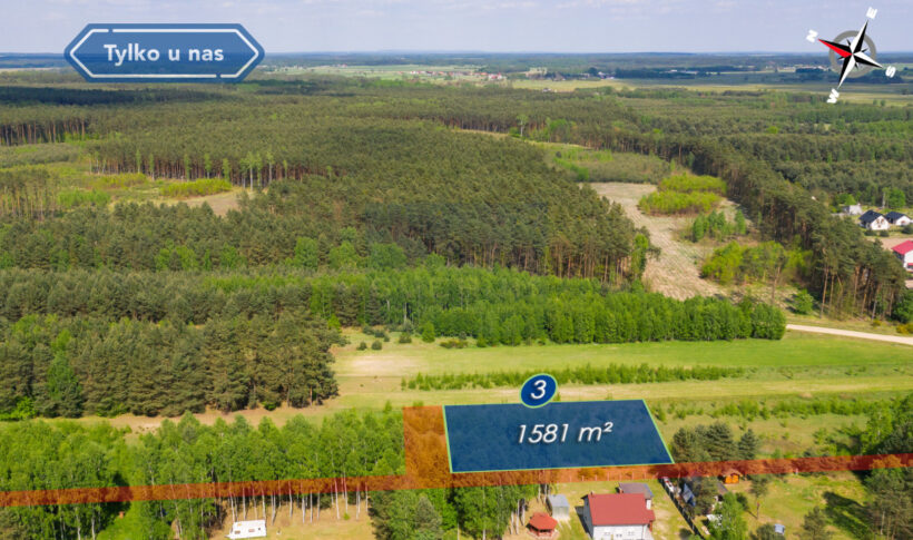 Działka na Sprzedaż, 1581.00m2, Dąbrowa Zielona - 6