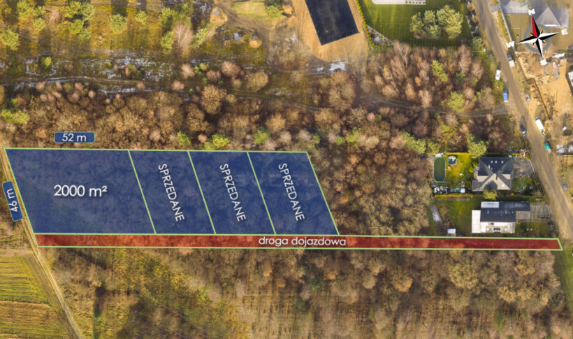 Działka na Sprzedaż, 2000.00m2, Wierzchowisko - 3