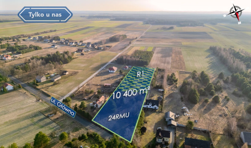 Działka na Sprzedaż, 10400.00m2, Podlesie - 5