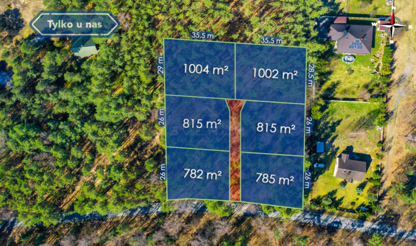 Działka na Sprzedaż, 785.00m2, Ostrów - 0