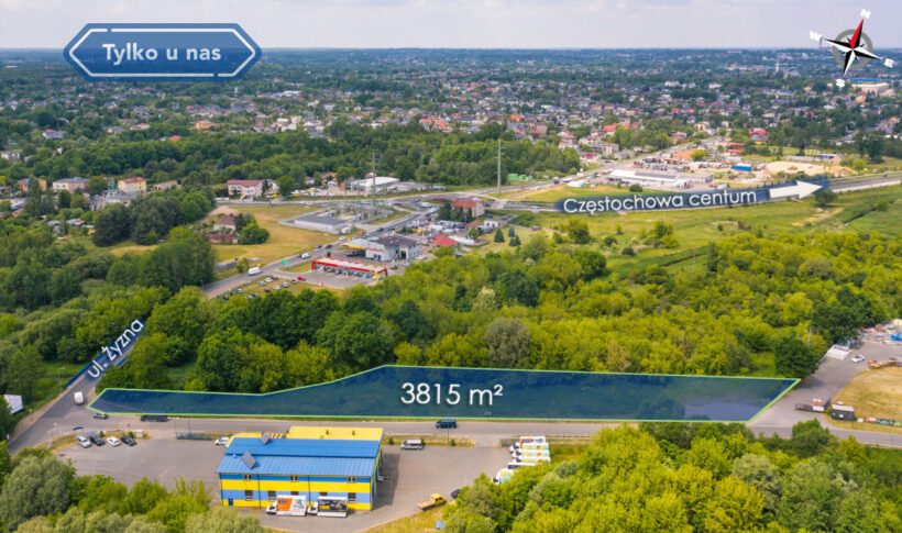 Działka na Sprzedaż, 3815.00m2, Częstochowa-Błeszno - 3