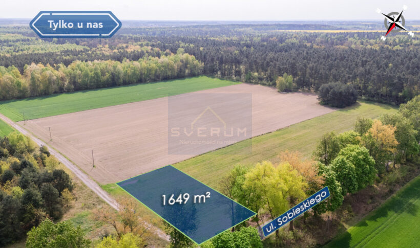 Działka na Sprzedaż, 1649.00m2, Kruszyna - 2