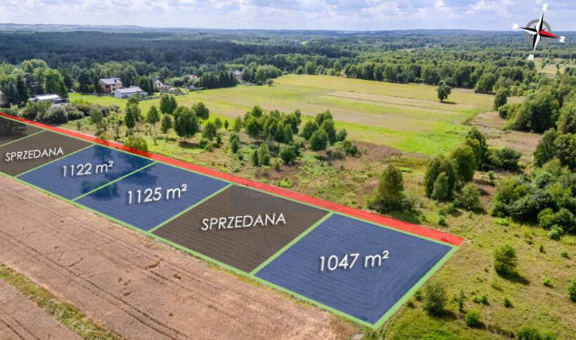 Działka na Sprzedaż, 1125.00m2, Poraj - 5