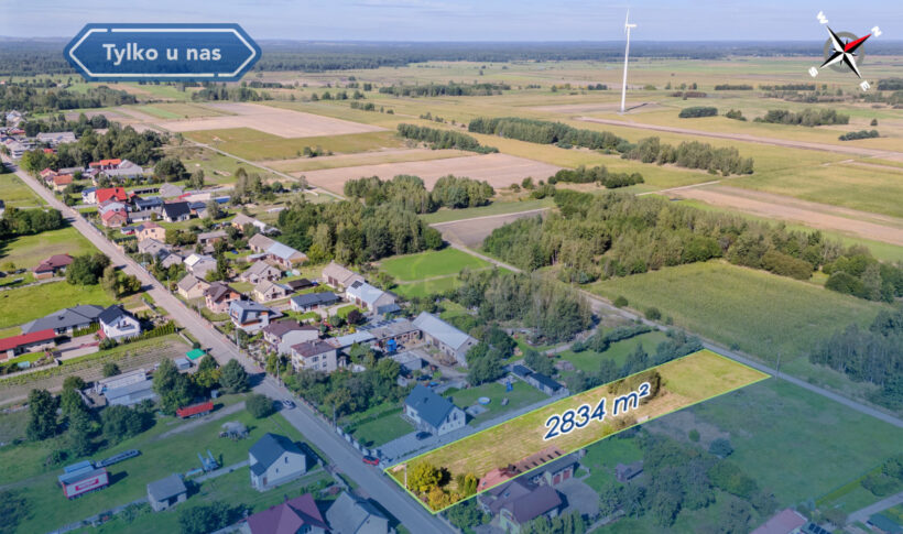 Działka na Sprzedaż, 2834.00m2, Wiercica - 3