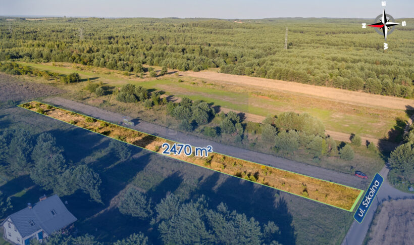 Działka na Sprzedaż, 2470.00m2, Biskupice - 4