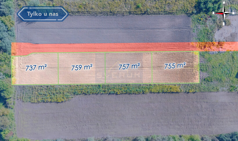 Działka na Sprzedaż, 755.00m2, Częstochowa-Rząsawy - 2