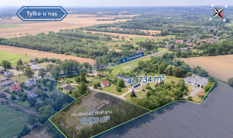 Działka na Sprzedaż, 41734.00m2, Lipicze - 2