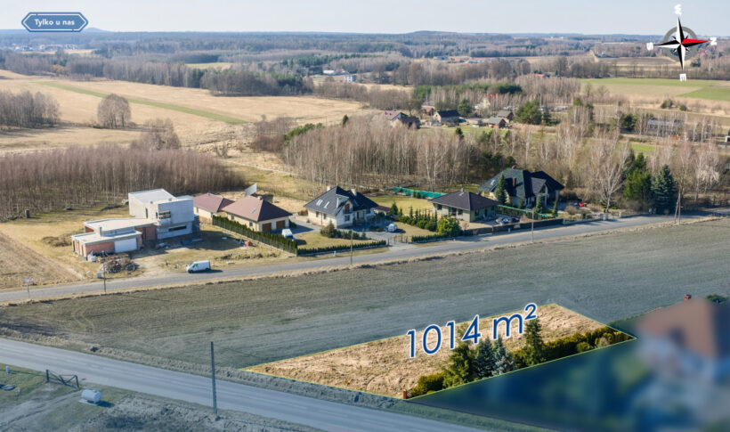 Działka na Sprzedaż, 1014.00m2, Pierzchno - 3