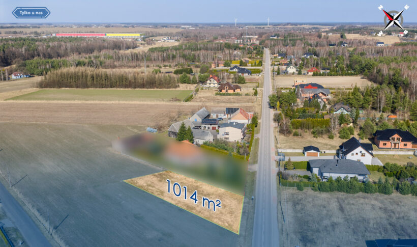 Działka na Sprzedaż, 1014.00m2, Pierzchno - 4