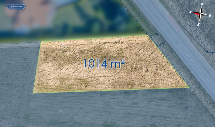 Działka na Sprzedaż, 1014.00m2, Pierzchno - 2