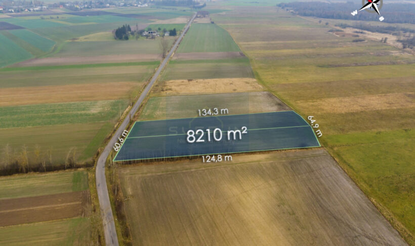 Działka na Sprzedaż, 8210.00m2, Jedlno Pierwsze - 2
