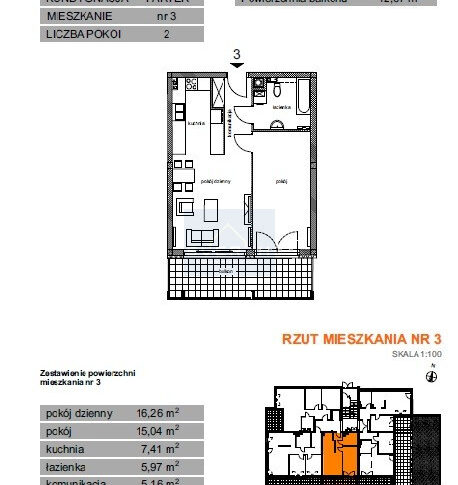 Mieszkanie na Sprzedaż, 50.19m2, Częstochowa-Parkitka - 1
