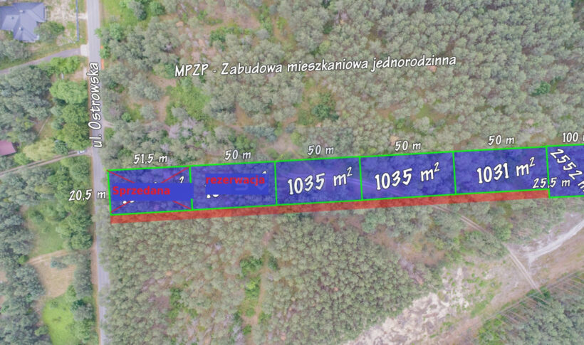 Działka na Sprzedaż, 1035.00m2, Przybynów - 0
