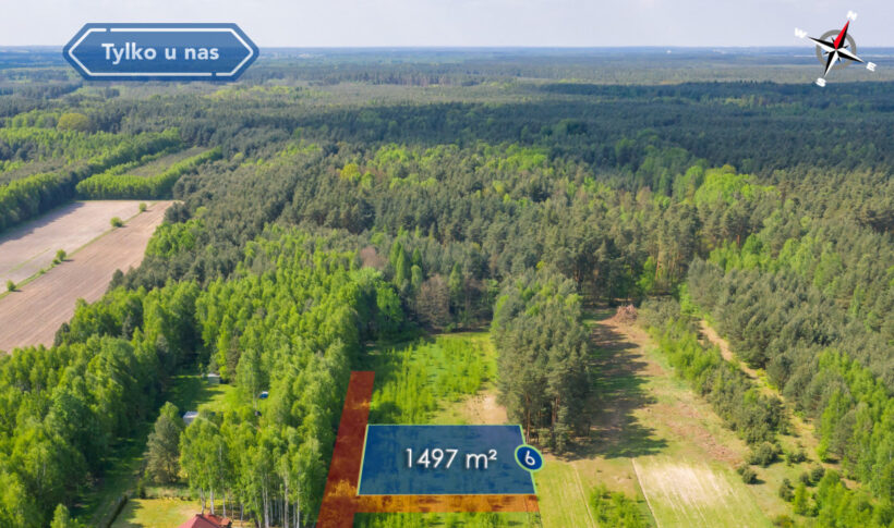 Działka na Sprzedaż, 1497.00m2, Nowa Wieś - 1