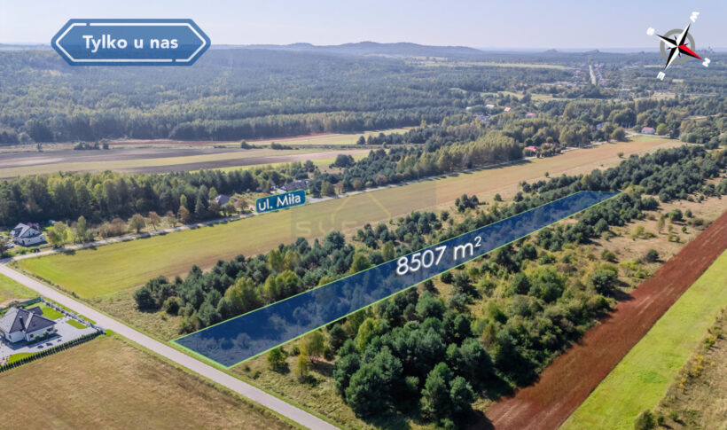 Działka na Sprzedaż, 8507.00m2, Przymiłowice - 4