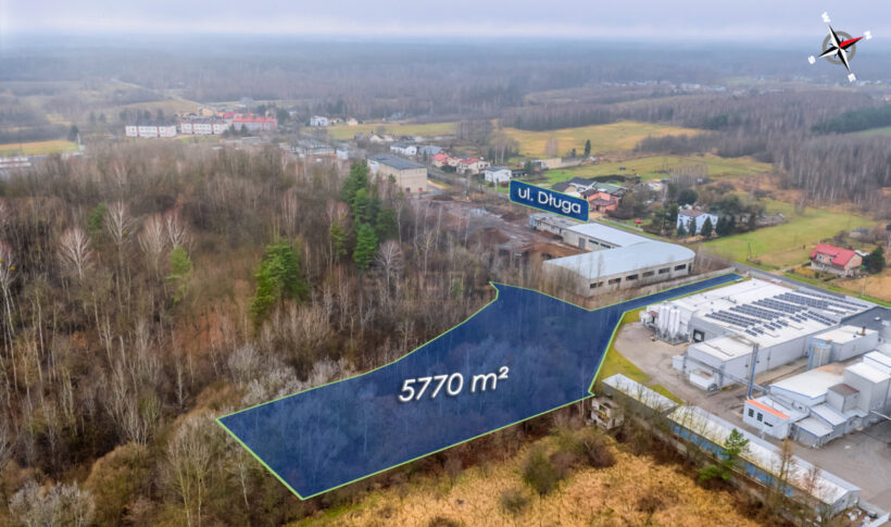 Działka na Sprzedaż, 5770.00m2, Łojki - 2
