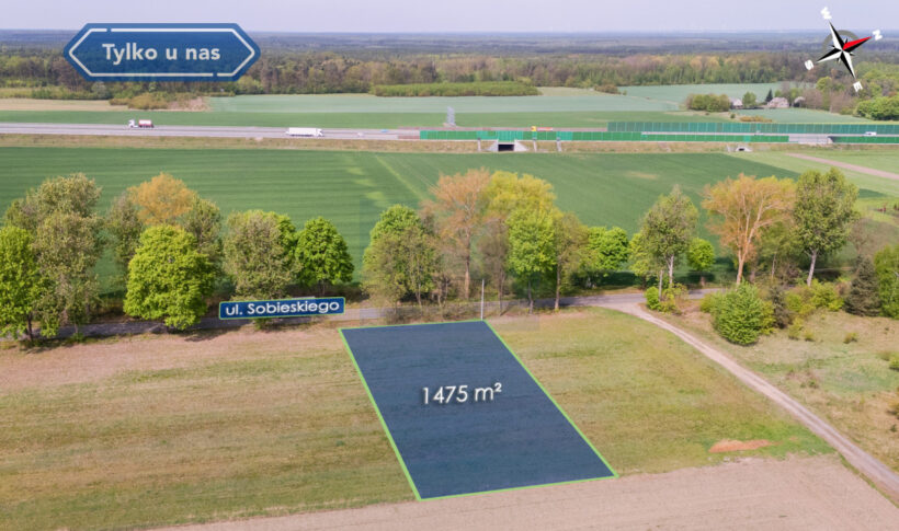 Działka na Sprzedaż, 1468.00m2, Kruszyna - 2
