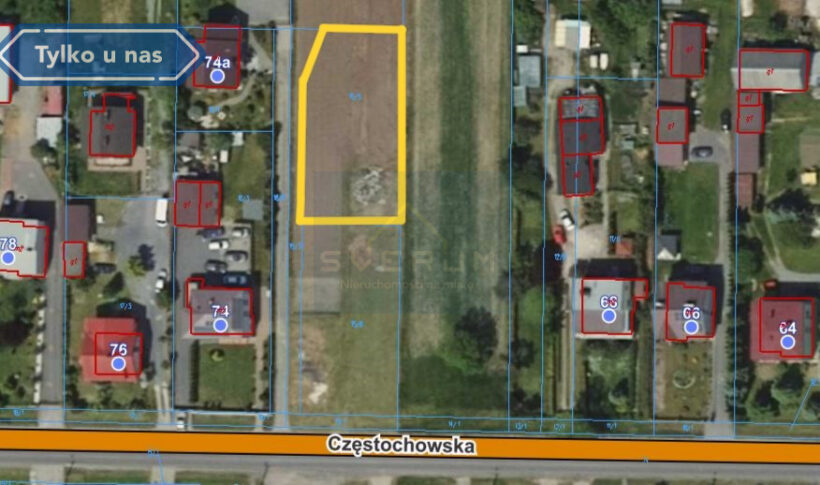 Działka na Sprzedaż, 805.00m2, Brzyszów - 0