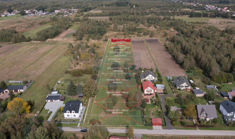 Działka na Sprzedaż, 1047.00m2, Poraj - 4