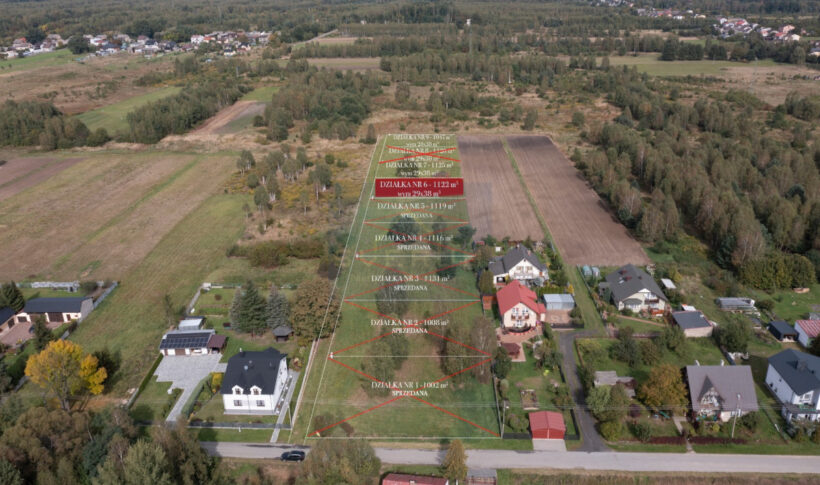 Działka na Sprzedaż, 1047.00m2, Poraj - 6